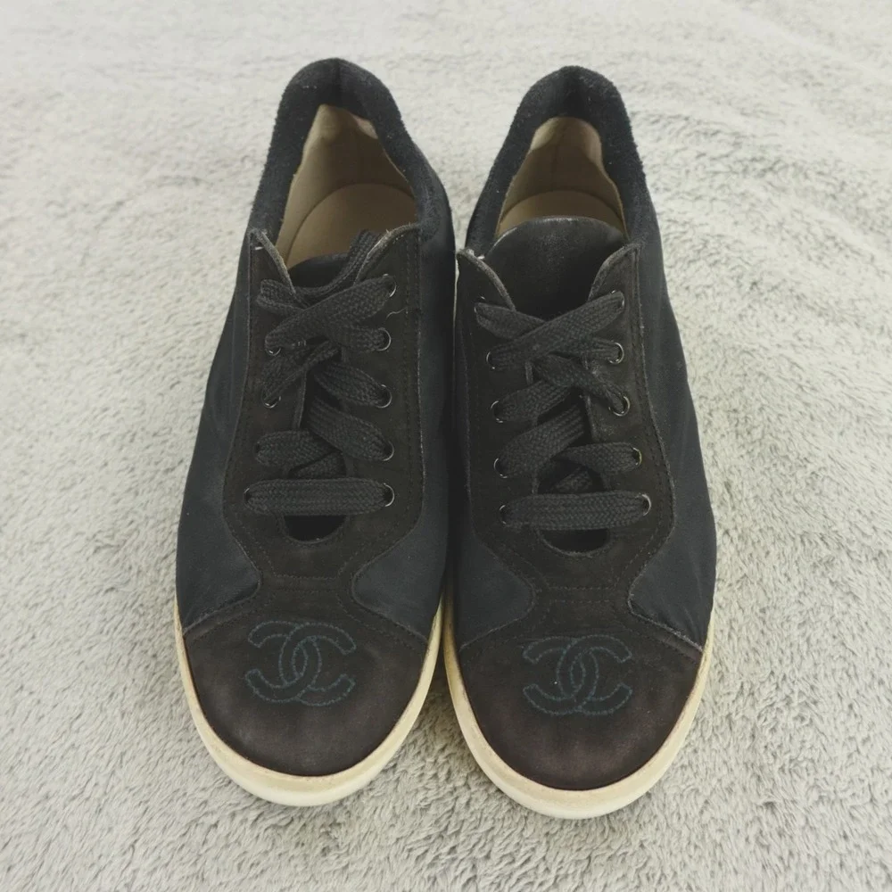 Chanel Sneakers‎ Black Platform